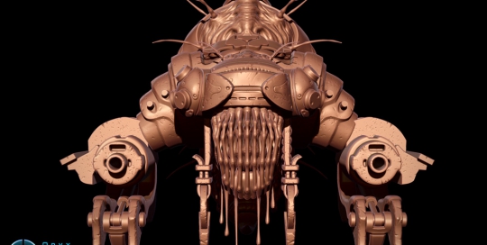 Creature based off a Gears of war concept