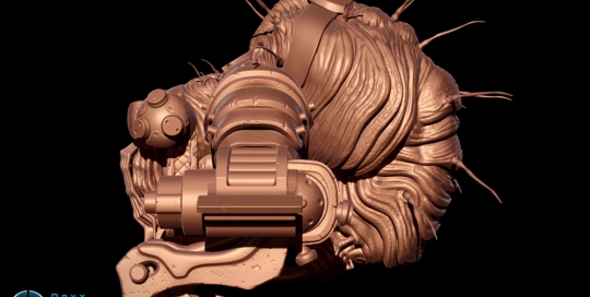 Creature based off a Gears of war concept