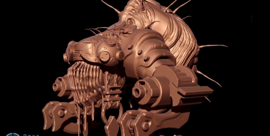 Creature based off a Gears of war concept