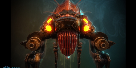 Creature based off a Gears of war concept