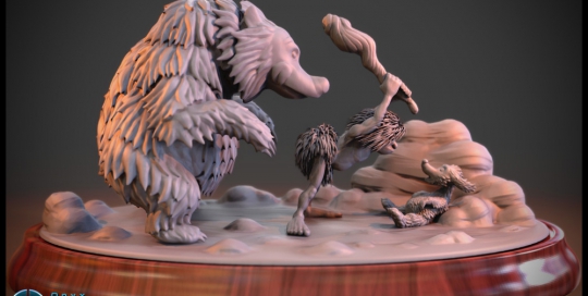 Sculpt based on an original concept by Frank Frazetta