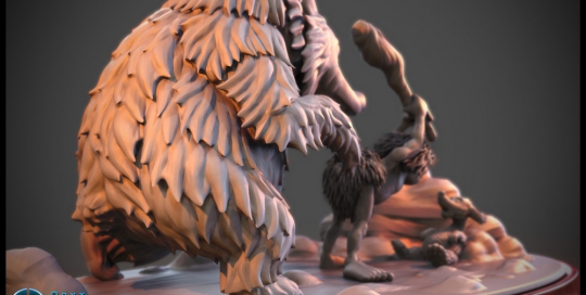 Sculpt based on an original concept by Frank Frazetta