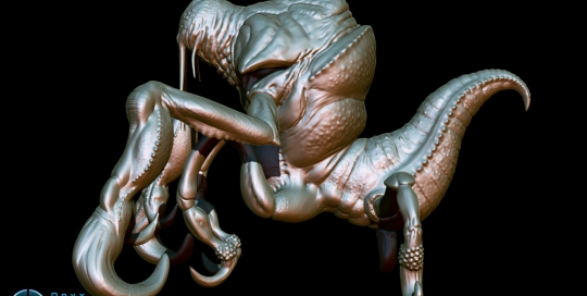 Sculpt based on an original concept by Jaemin Kim