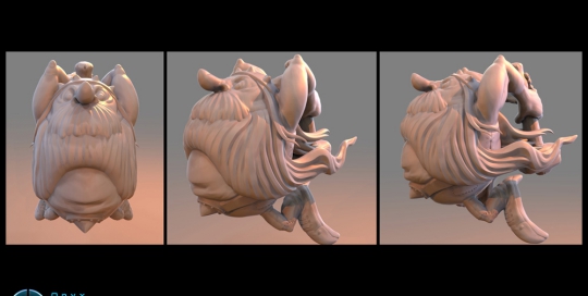Snort-Hog and the RockKnocker - Sculpt based on an original concept by rodney matthews