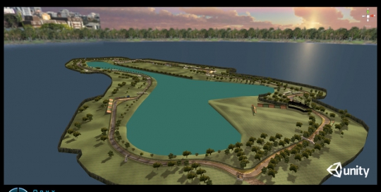 Australian GP track created for ios game and demoed at the GP in 2012