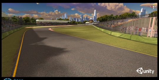 Australian GP track created for ios game and demoed at the GP in 2012