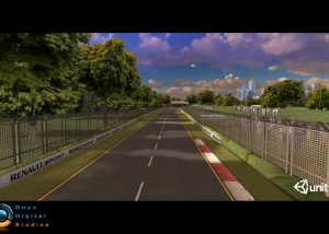 Australian GP track created for ios game and demoed at the GP in 2012