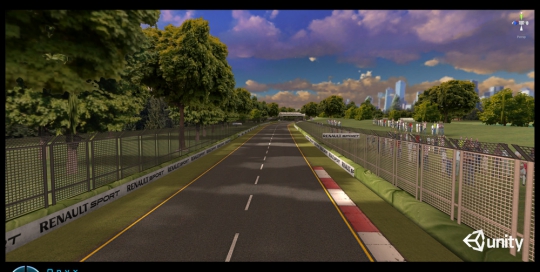 Australian GP track created for ios game and demoed at the GP in 2012