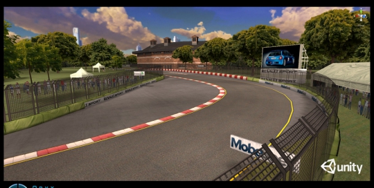 Australian GP track created for ios game and demoed at the GP in 2012