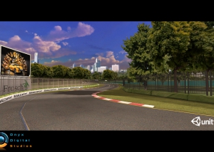 Australian GP track created for ios game and demoed at the GP in 2012