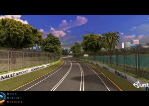 Australian GP track created for ios game and demoed at the GP in 2012