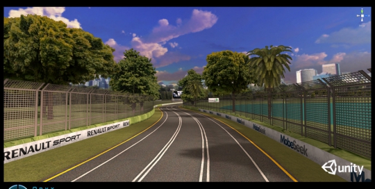 Australian GP track created for ios game and demoed at the GP in 2012