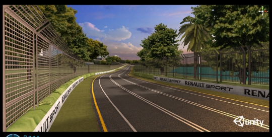 Australian GP track created for ios game and demoed at the GP in 2012