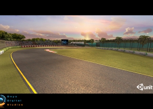 Australian GP track created for ios game and demoed at the GP in 2012