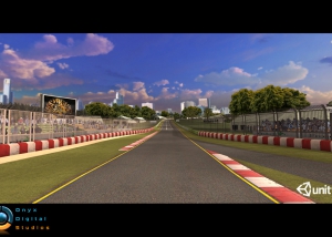 Australian GP track created for ios game and demoed at the GP in 2012