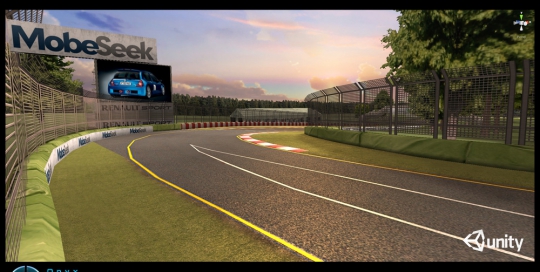 Australian GP track created for ios game and demoed at the GP in 2012