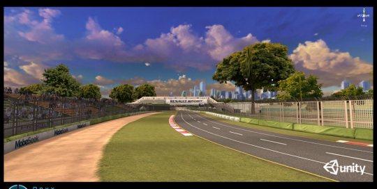 Australian GP track created for ios game and demoed at the GP in 2012