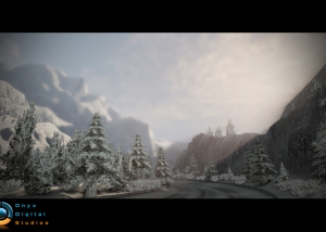 Snow racetrack create for Fast And Furious 6 game