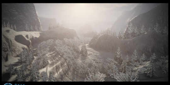 Snow racetrack create for Fast And Furious 6 game