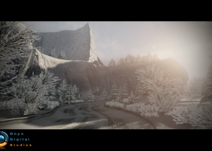 Snow racetrack create for Fast And Furious 6 game