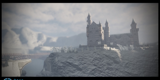Snow racetrack create for Fast And Furious 6 game