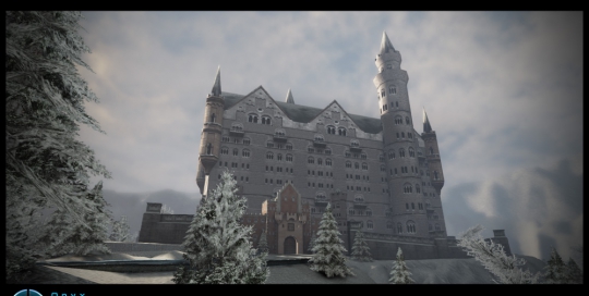 Snow racetrack create for Fast And Furious 6 game