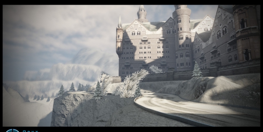 Snow racetrack create for Fast And Furious 6 game