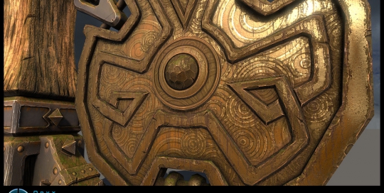 Low poly with Hand painted textures