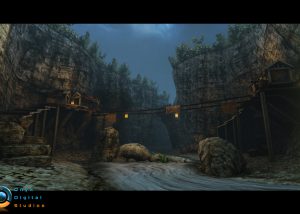 Canyon stage for ios rpg