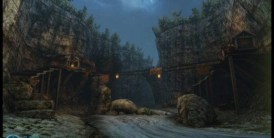 Canyon stage for ios rpg