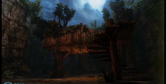 Canyon stage for ios rpg