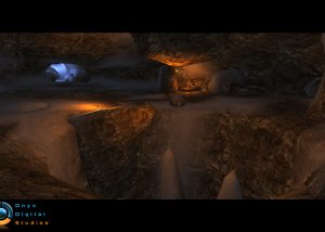 Cave stage for an ios rpg