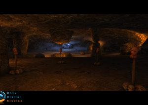 Cave stage for an ios rpg