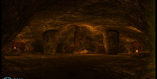 Cave stage for an ios rpg