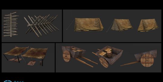 Dark forest props