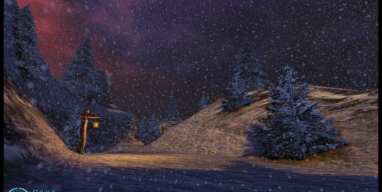 Snowy Mountain stage for an ios rpg