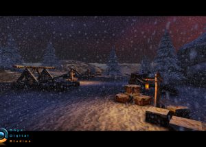 Snowy Mountain stage for an ios rpg