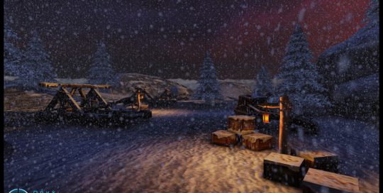 Snowy Mountain stage for an ios rpg