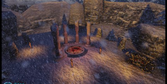 Snowy Mountain stage for an ios rpg