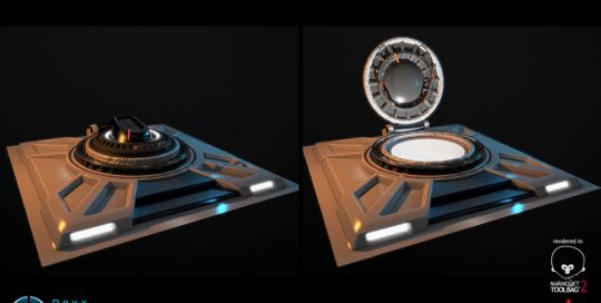 Airlock based off a concept by Robert Simons for enders game.