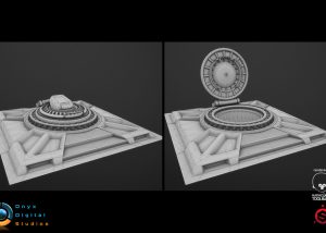 Airlock based off a concept by Robert Simons for enders game.