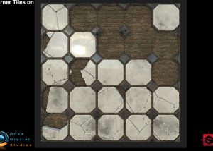 Substance designer tiles with parameters to add variation
