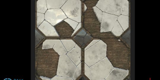 Substance designer tiles with parameters to add variation